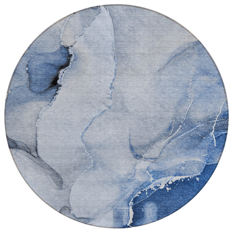 Tapis d'intérieur rond 8 po