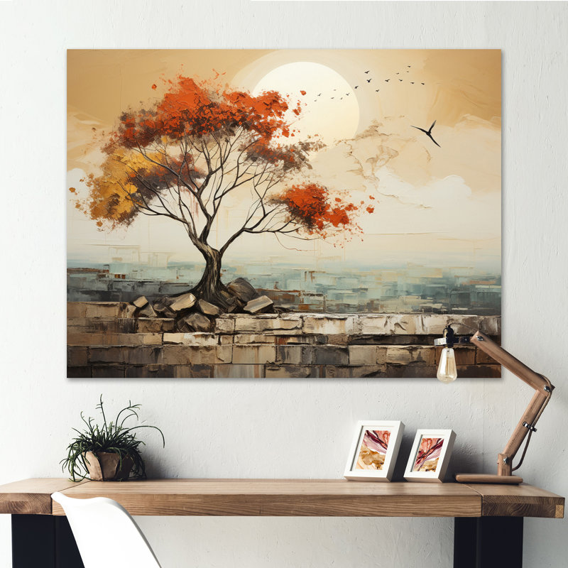Baobab Tree Harmony II, reproduction d'art sur toile, H 12 po x l 20 po x P 1 po, Toile tendue