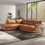Canapé modulaire en cuir 2 pièces Serena-108988471