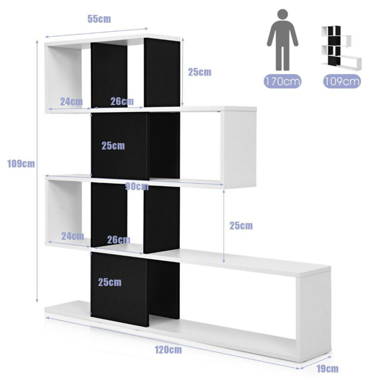 109cm H x 120cm W Bookcase