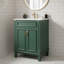 Modern 24" Bathroom Vanity With Sink, Solid Wood Cabinet With 2 Soft-closing Doors & Adjustable Shelf