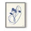 Série FLORAL DCXLV - Impression encadrée de qualité supérieure - Prêt à être accroché - Aucun clou requis-426270520-426270522