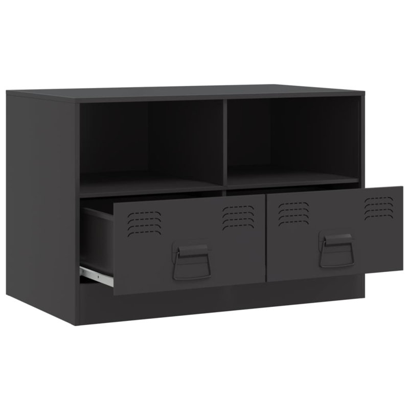 Aleithia Unfinished TV Stand for TVs up to 24", Black