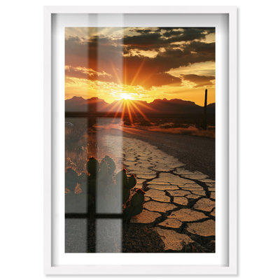 «Road Ahead Shadowbox Print Travel» par Notoriart