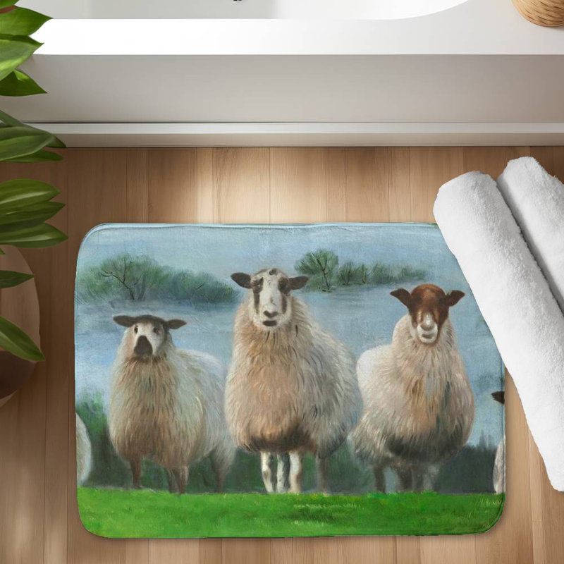 Kaizlee Microfiber Non-Slip Bath Mat