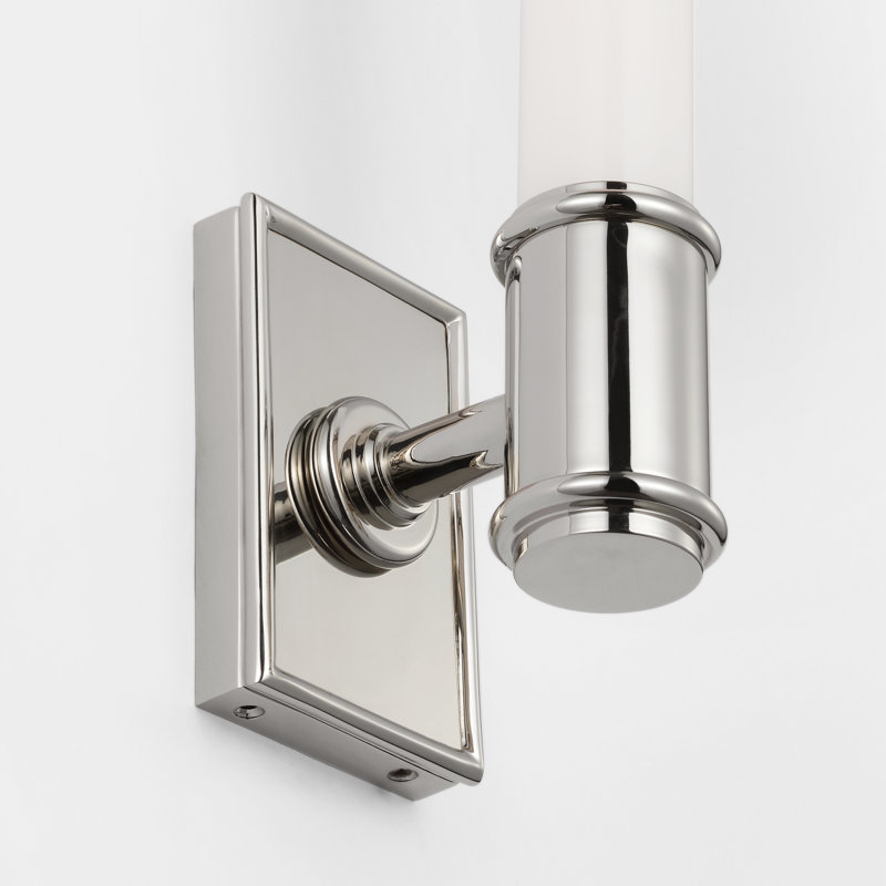 Owen 1 - Light LED Bath Sconce, Polished Nickel