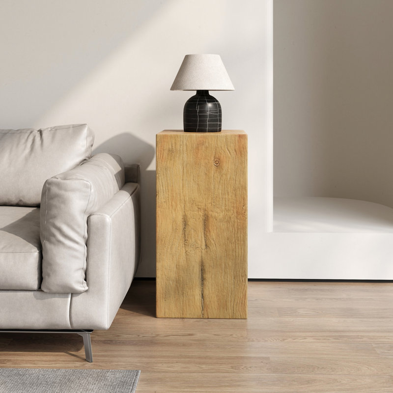 Table de bout, table de chevet pour l'intérieur et l'extérieur, Naturel