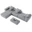 Canapé modulaire surdimensionné Modern