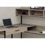 Bureau d'ordinateur, bureau personnel, coin, tiroirs de rangement, forme en L, travail, ordinateur portable, stratifié, métal gris, contemporain-2010763976