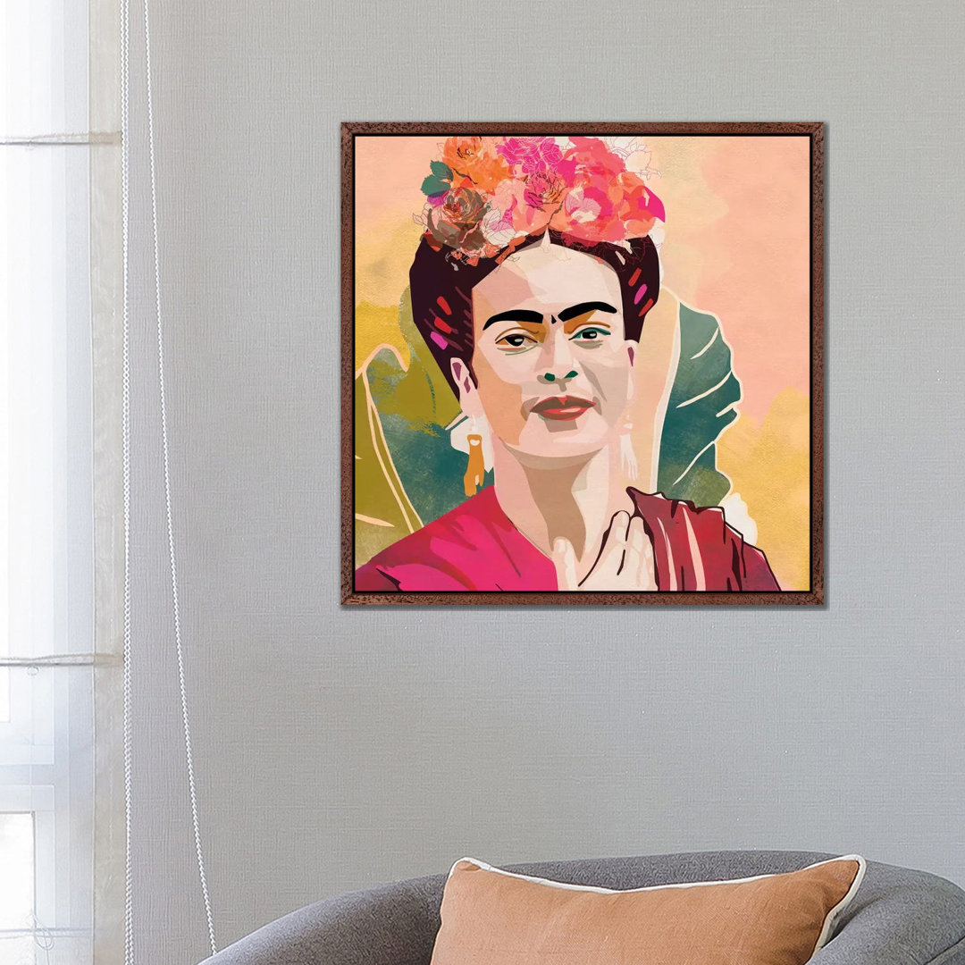 Frida Kahlo Quadrat von Ana Rut Bré - Galerie- Giclée