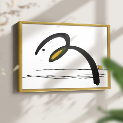 Think About It I -Framed Print - Restickable
