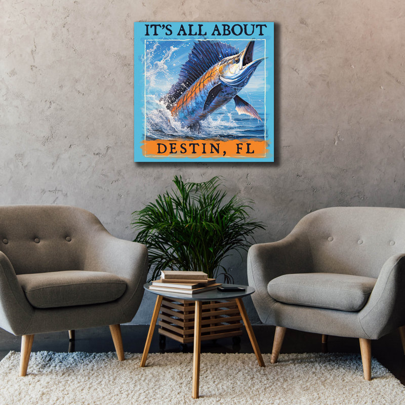 Toile épique Graffiti «Destin» par Jim Baldwin, 37 po x 37 po
