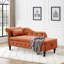 Chaise longue avec velours capitonné Dejonnae-694649045