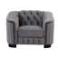 Fauteuil moderne simple avec coussin de siège épais et amovible, pour vous détendre et ajouter du style à n'importe quel espace-1464568108