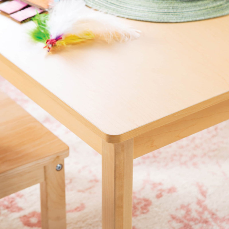 EdQ Classroom Table 30 x 30 with 16" legs, 16" H x 30" L x 30" W
