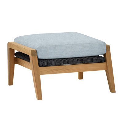 Spencer Outdoor Teak Ottoman