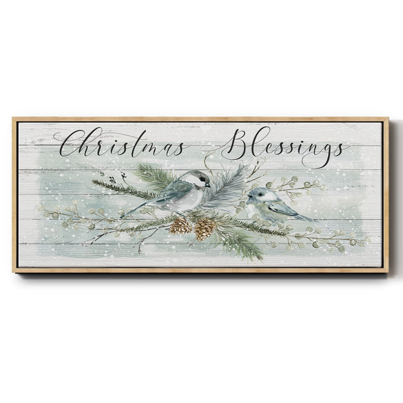 Christmas Blessings - Toile encadrée, H 24 po x l 60 po