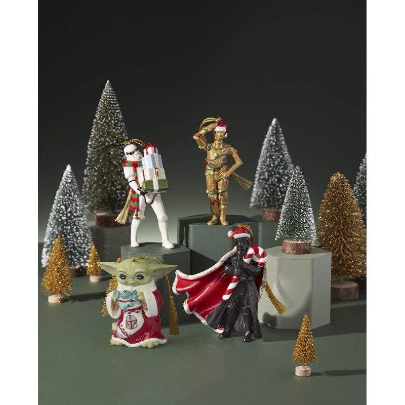 Holiday Grogu with Stocking Ornament