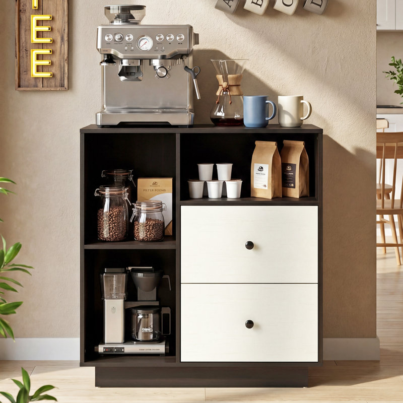 27.5"W Sideboards & Buffets With 2 Drawers For Living Room, Kitchen, Dining Room