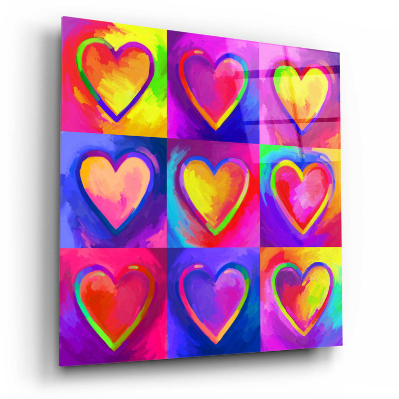 Sur impression plastique / acrylique, H 12 po x l 12 po x P 0,13 po