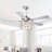 Zeiger 52'' Double-Sided 5-Blade Crystal Indoor Ceiling Fan with Remote Control and Light Kit Included-1671909849