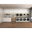 Armoire murale 2 portes et 2 tablettes en bois massif