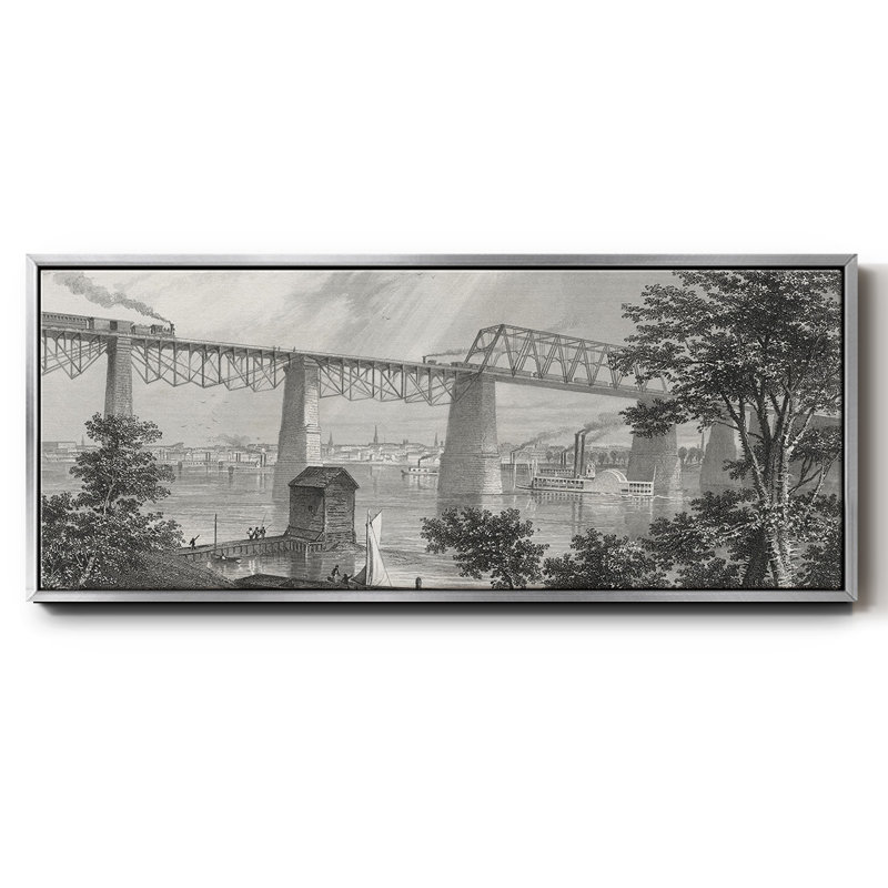 City of Louisville - Toile encadrée, H 8 po x l 20 po