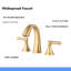 Widespread 2-handle Bathroom Faucet with Drain Assembly-57886402