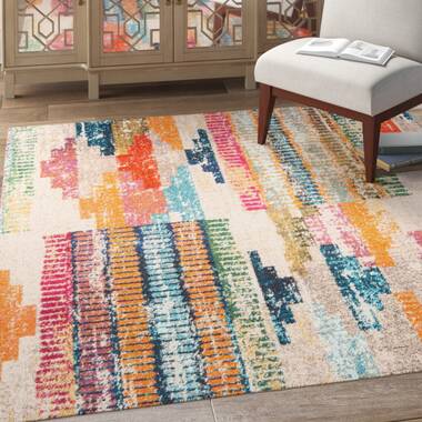 Hurst Flatweave Cotton Abstract Rug