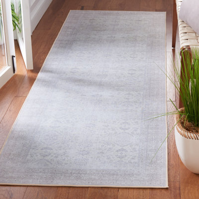 Ally Oriental Purple/Beige Area Rug