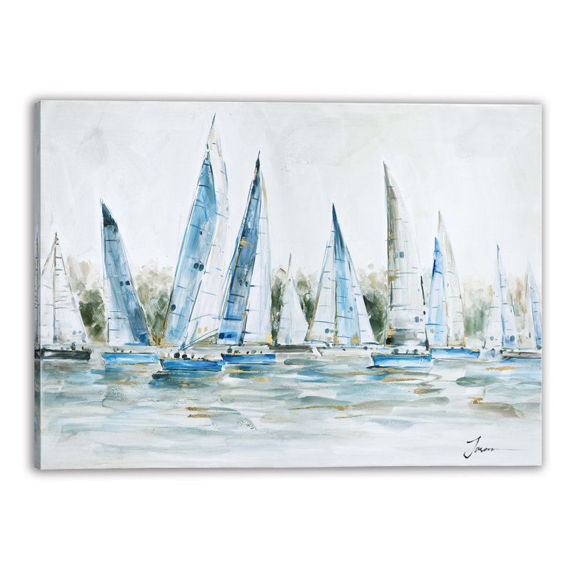 Peinture sur toile tendue, H 36 po x l 48 po x P 2 po