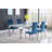 Carone Rectangular Glass Top Dining Table-106625985-107492805