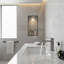 Robinet pour salle de bain moderne à poignée simple (ensemble de 2)-128613760