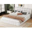 Grand lit plateforme tapissier Sturdy Construction-1851734710
