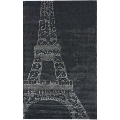 Tapis gris Janis Eiffel