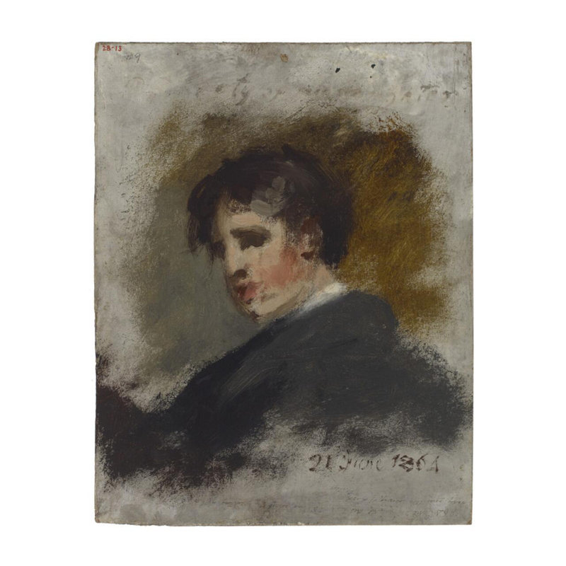 «Portrait Sketch» par Thomas Sully - Estampe numérique, H 20 po x l 16 po
