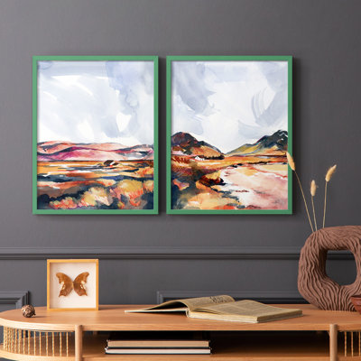 Chromatic Landscapes I-Premium Framed Print -Ready to Hang - No Nails Required - No Nails Required