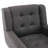 Tufted Upholstered Wide Back Armchair-582471468