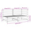 70cm Wide Rectangle Patio Sofa-95091984