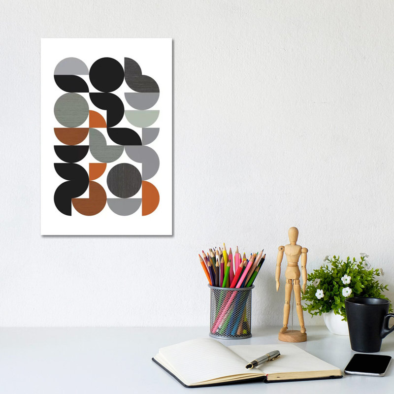 Circulate by Flatowl - Wrapped Canvas Gallery-Wrapped Canvas Giclée, 31cm H x 20.5cm W