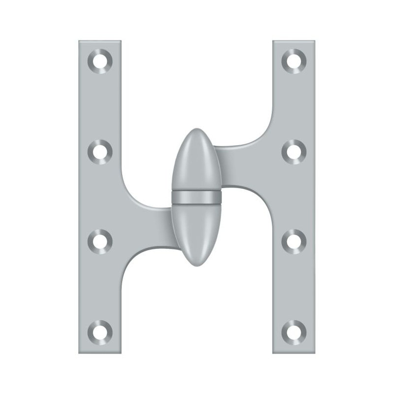 Hinge, Brushed Chrome, Left Hand