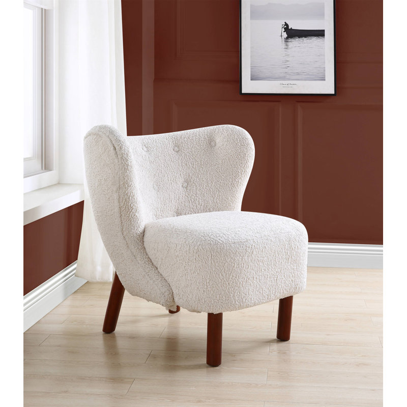 Fauteuil d'appoint en sherpa Zusud
