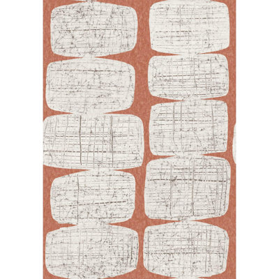 Rouleau de papier peint N'Keal Mid-Century L 18,86 pi x l 18 po