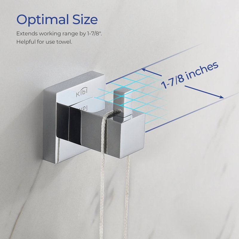 Wall Mounted Robe Hook, Chrome