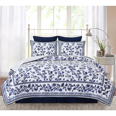 Maryfrances Full/Queen 3-Piece Quilt Bedding Set