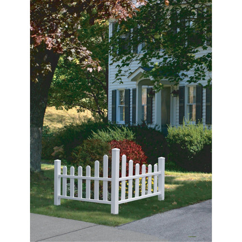 Vita Vinyl Fencing with 12 Panel(s) Included & Reviews | Wayfair