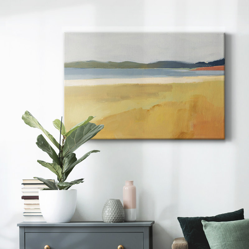 Toile tendue Ochre Seaside II-Gallery, H 40 po x l 60 po