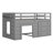 Loft Bed With Drawers And Shelf-2112633182