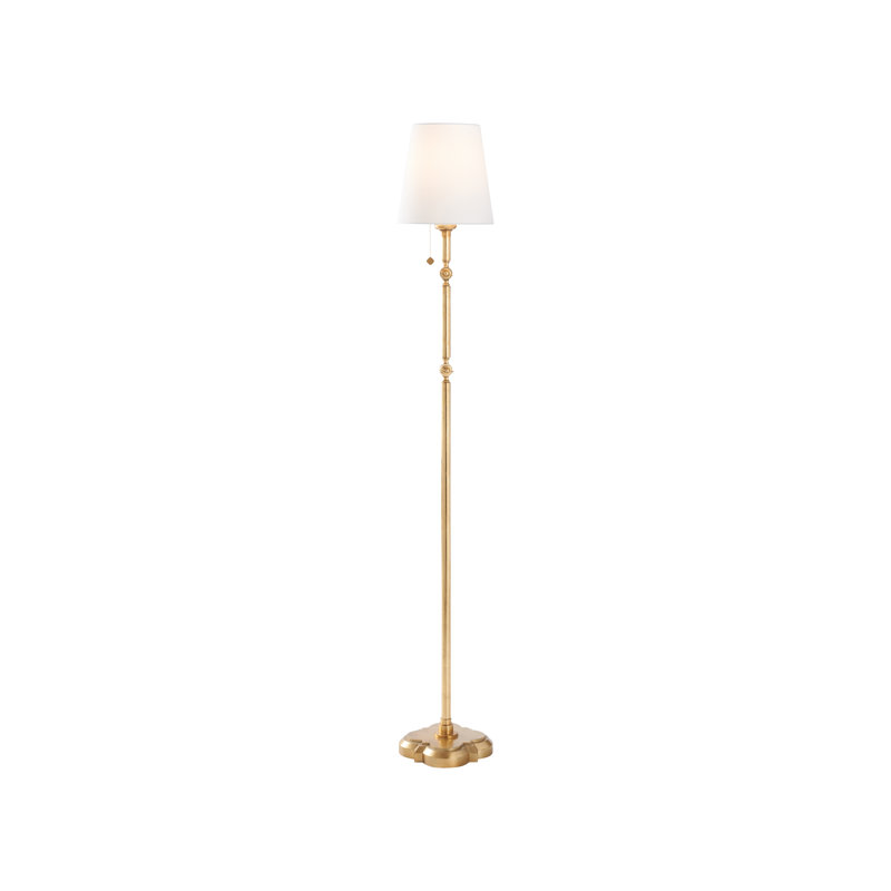 Quatrefoil Floor Lamp - Gold Leaf