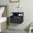 Stylish Anthracite Nightstand, 15.7 x 13.0 x 11.8 Inches | Durable 100% Chipboard, Wall-Mountable Design | Perfect for Modern Bedrooms & Compact Spaces, Elegant and Functional Storage Solution-590815920